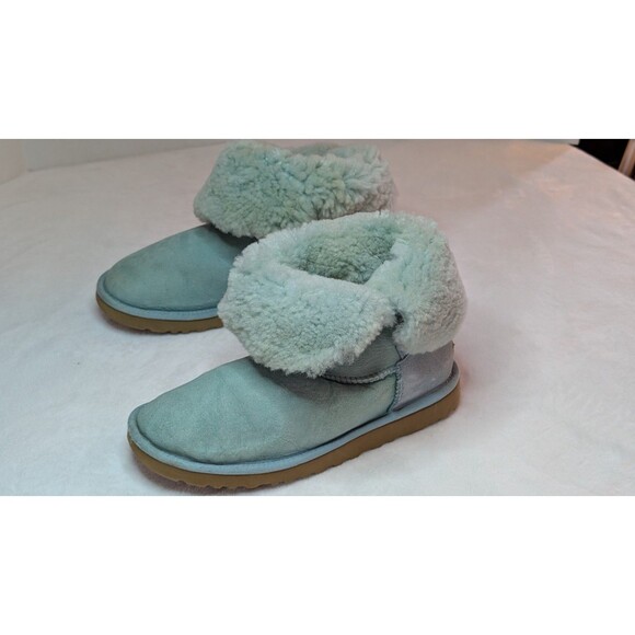 UGG RARE Teal Turquoise Bailey Button Boots Women’s US Size (8) #5803 - Picture 10 of 16